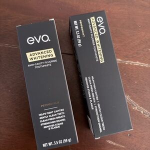 EVO Advanced Whitening Peppermint Toothpaste - Black